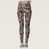 Arbeitsstress schwarz leggings (Vorderseite)