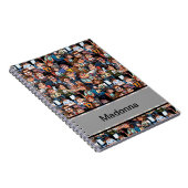 Arbeitsstress schwarz notizblock (Rechte Seite)