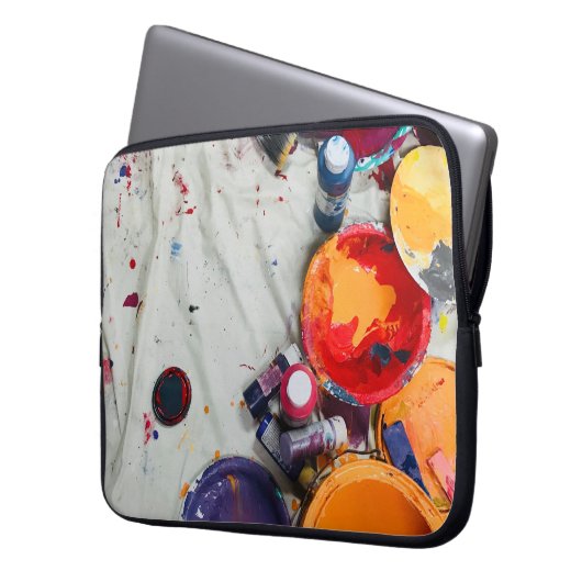 Arbeitsstudio Laptopschutzhülle (Vorderseite Links)