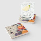 Arbeitsstudio Steinuntersetzer (Seitenansicht)