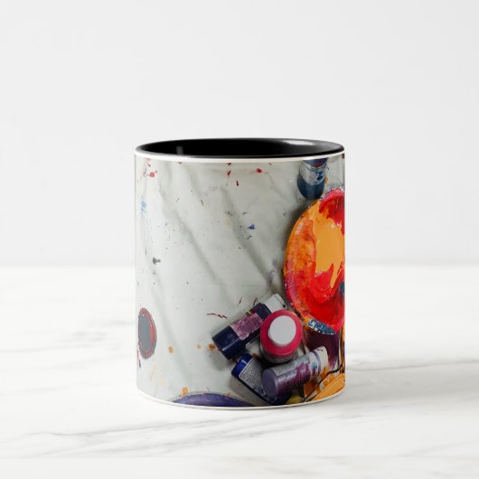 Arbeitsstudio Zweifarbige Tasse (Mittel)
