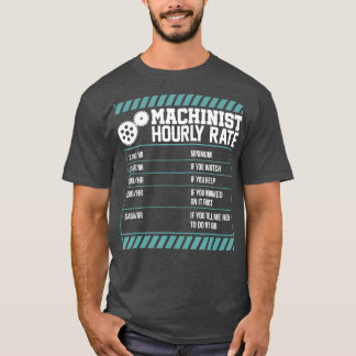 Arbeitsstundenarbeitsplätze für Maschinen Graphic T-Shirt