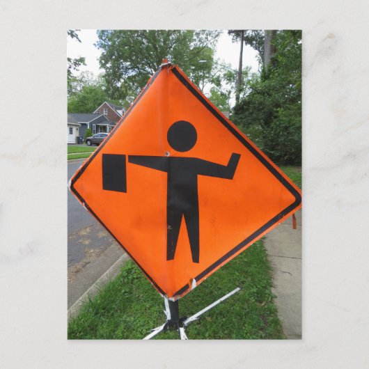 Arbeitssymbol Postkarte (Vorderseite)