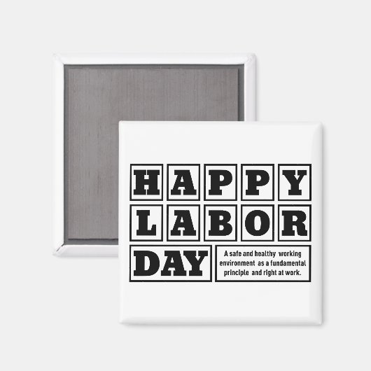 Arbeitstag 2023 magnet (Vorderseite/Rückseite)