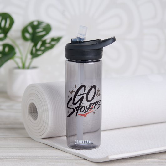 Arbeitstag 2025 Sportwasserflasche - Arbeit hart Trinkflasche (Yoga (gedreht))