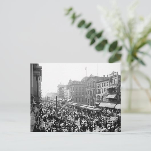 Arbeitstag, Buffalo, NY: 1900 Postkarte (Stehend Vorderseite)