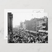 Arbeitstag, Buffalo, NY: 1900 Postkarte (Vorne/Hinten)