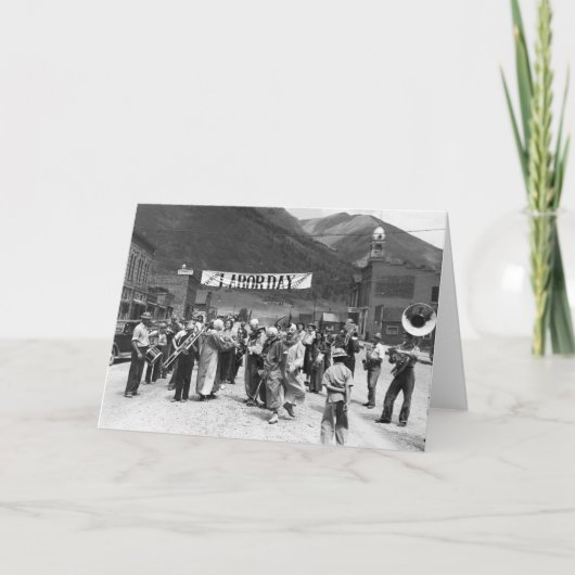 Arbeitstag Clowns, 1940 Karte (Vorderseite)