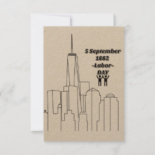 Arbeitstag Dankeskarte