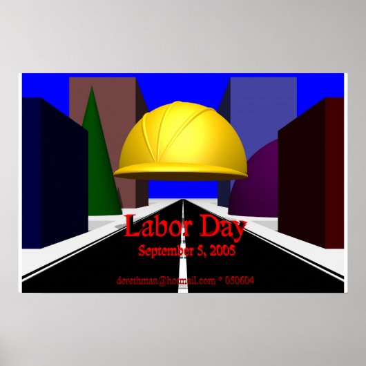 Arbeitstag (Druck) Poster (Vorne)