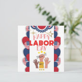 Arbeitstag Einladung (Stehend Vorderseite)