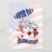 Arbeitstag Einladungen für Langusten (Vorne/Hinten)