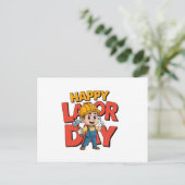 Arbeitstag Einladungspostkarte (Stehend Vorderseite)