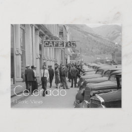 Arbeitstag in Silverton, Colorado, 1940 Postkarte