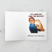 Arbeitstag Karte (Innenseite)