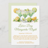 Arbeitstag Margarita Nachteinladung - Patriotic Einladung (Vorne/Hinten)