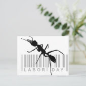 Arbeitstag Postkarte (Stehend Vorderseite)