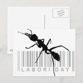 Arbeitstag Postkarte (Vorne/Hinten)