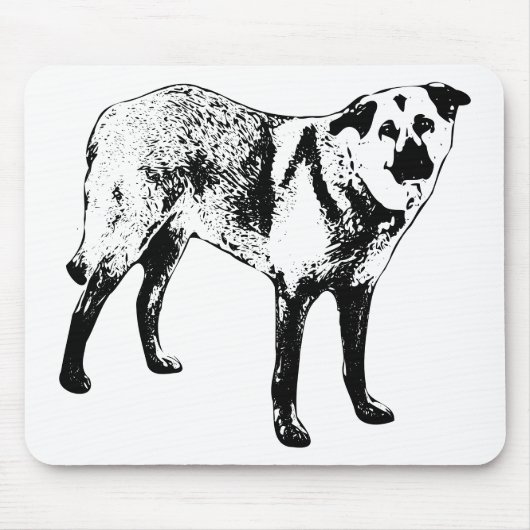 Arbeitstag Ruhe, Tibetische Mischung Mousepad (Vorne)