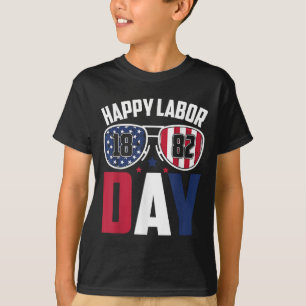 Arbeitstag Schlampen 1882 Amerikanische Flagge Män T-Shirt