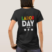 Arbeitstag T Shirt Einzigartiges Design (Rückseite)