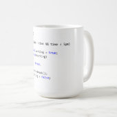 Arbeitstag unbegrenzt während Schleife Kaffeetasse (VorderseiteRechts)