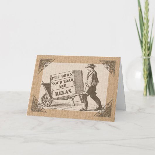 Arbeitstag wünscht karte (Vorderseite)