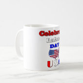 Arbeitstagesfeiern Kaffeetasse (Vorderseite Links)