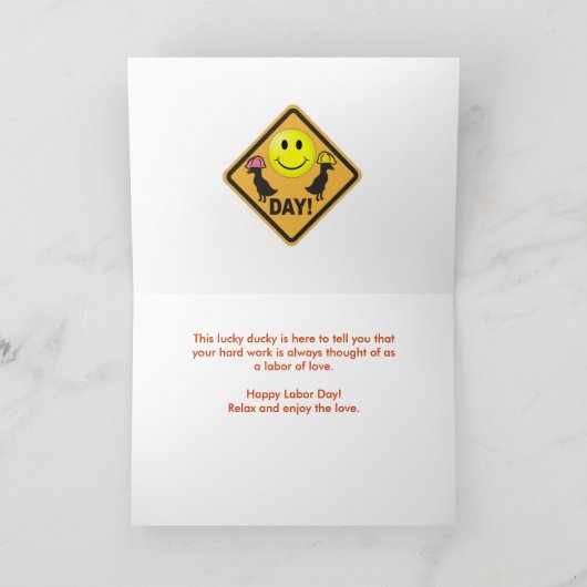 ArbeitstagesLiebe 2 Karte (Innenseite)