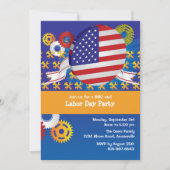 ArbeitstagesParty Einladung (Vorderseite)