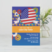 ArbeitstagesParty Einladung (Stehend Vorderseite)