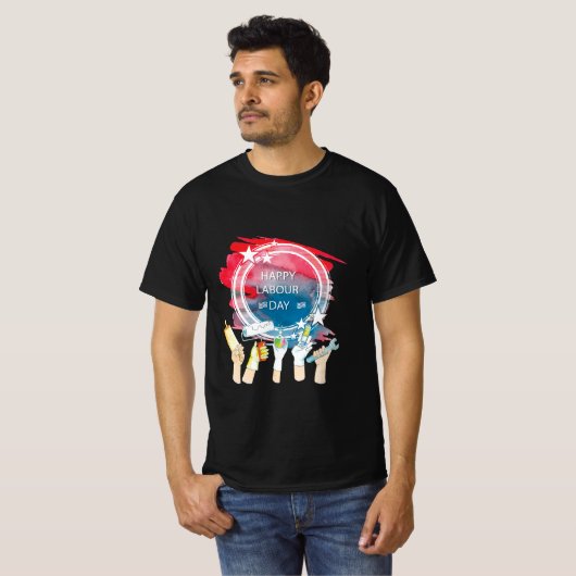 Arbeitstagsfeier T-Shirt (Vorne ganz)