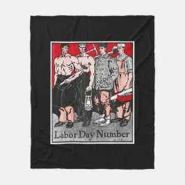 Arbeitstagsnummer des Edward Penfield-Notebooks Fleecedecke