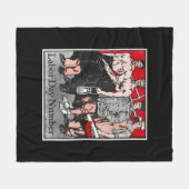 Arbeitstagsnummer des Edward Penfield-Notebooks Fleecedecke (Vorderseite (Horizontal))