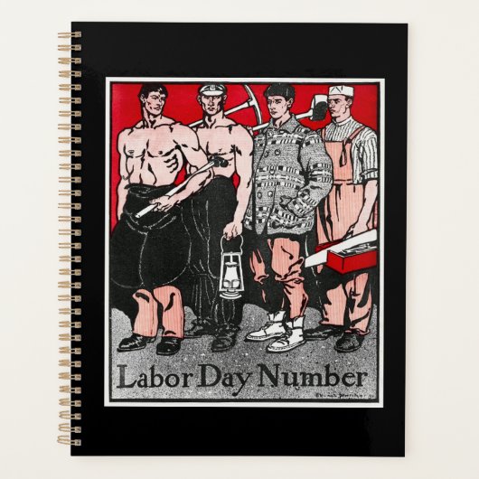 Arbeitstagsnummer des Edward Penfield-Notebooks Planer (Vorderseite)