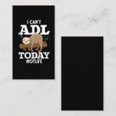 Arbeitstherapeut ADL Arbeitstherapie Visitenkarte (Vorne/Hinten)