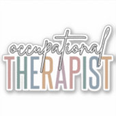 Arbeitstherapeut | Arbeitstherapie Aufkleber (Vorderseite)