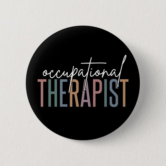 Arbeitstherapeut | Arbeitstherapie Button (Vorderseite)