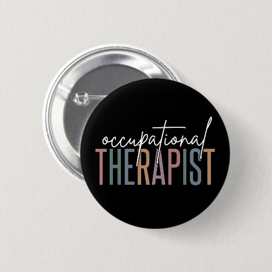 Arbeitstherapeut | Arbeitstherapie Button (Vorne & Hinten)