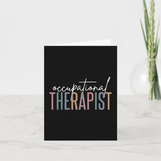 Arbeitstherapeut | Arbeitstherapie Karte (Vorderseite)