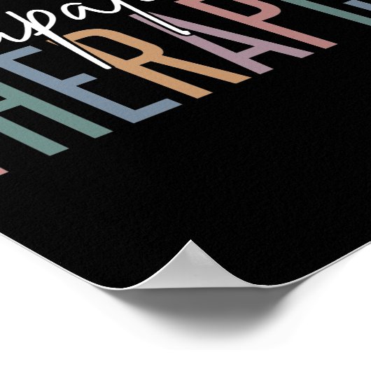 Arbeitstherapeut | Arbeitstherapie Poster (Ecke)