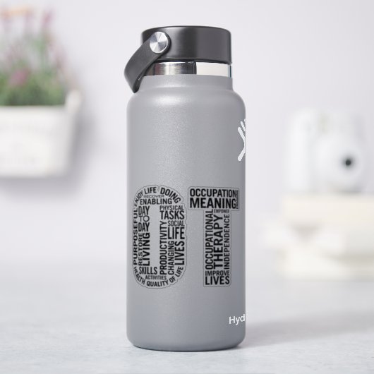 Arbeitstherapeut Aufkleber (HydroFlask)