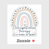 Arbeitstherapeut Aufkleber (Blatt)