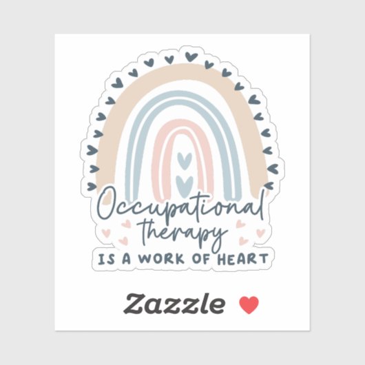 Arbeitstherapeut Aufkleber (Blatt)