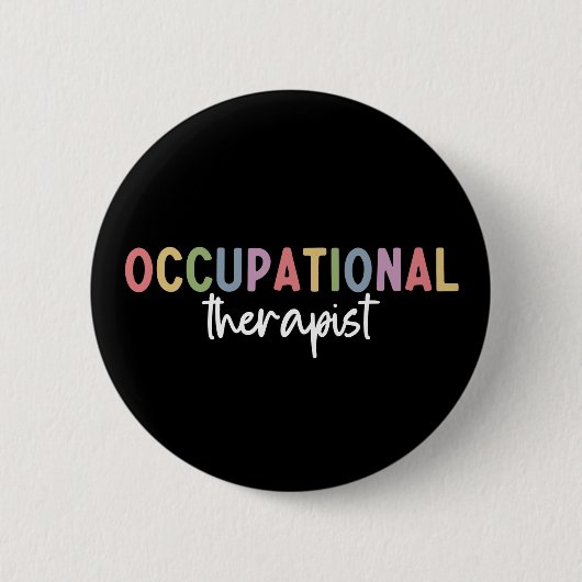 Arbeitstherapeut Button (Vorderseite)
