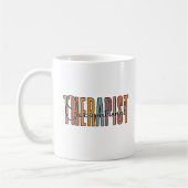 Arbeitstherapeut: Farbiger Text Kaffeetasse (Links)