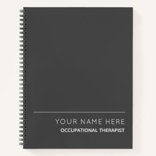 Arbeitstherapeut für das Custom Spiral Notebook Notizblock