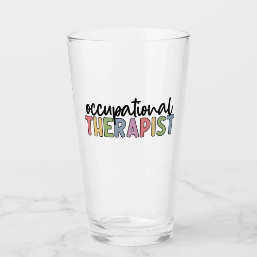 Arbeitstherapeut Glas (Vorderseite)