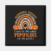 Arbeitstherapeut Halloween-Beruf Magnet (Vorne)