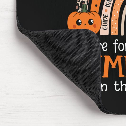 Arbeitstherapeut Halloween-Beruf Mousepad (Ecke)